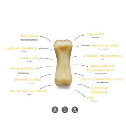 PLUTOS Chew sain au fromage et à l'agneau 